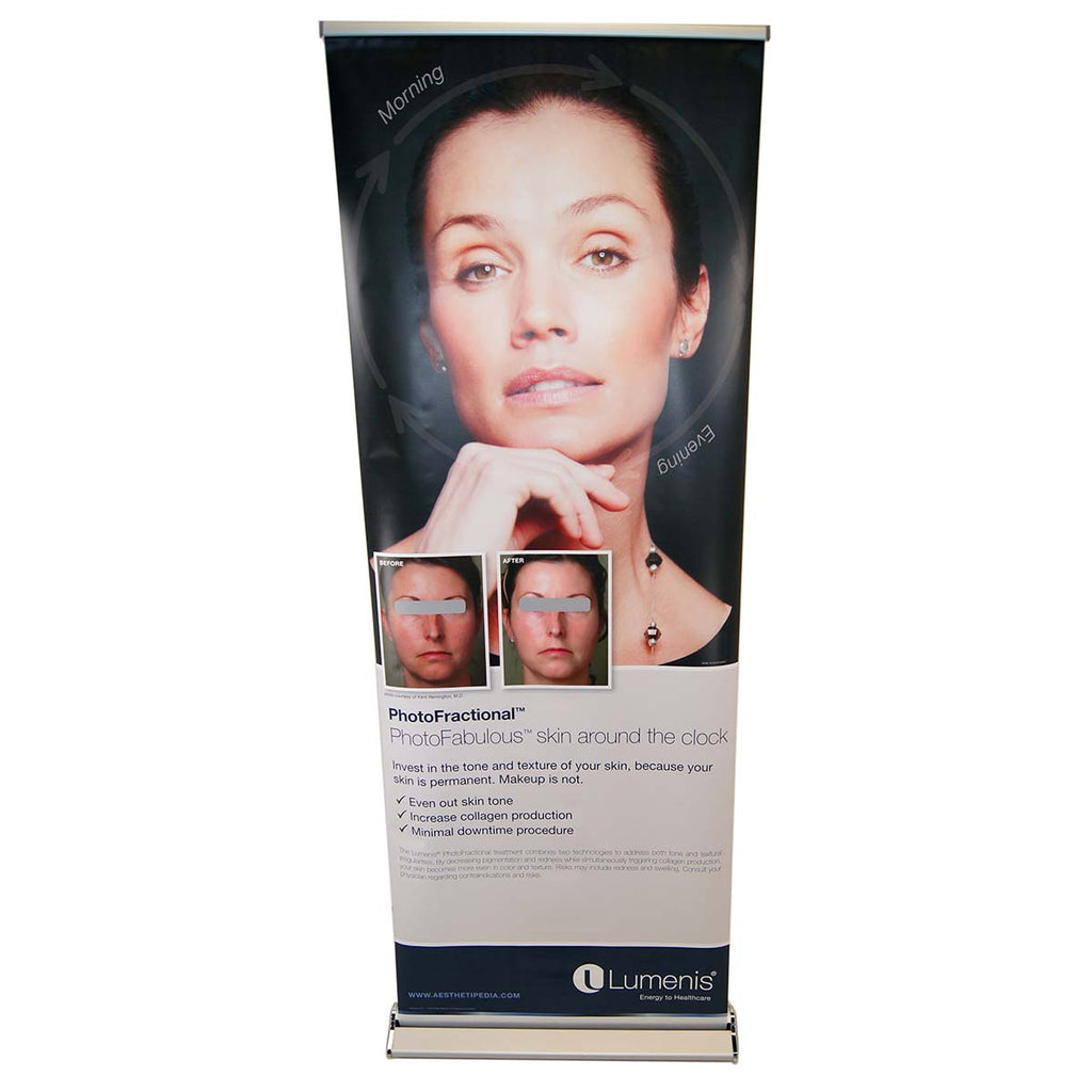 Lumenis Stellar M22 PhotoFractional Office Marketing Banner Display 85.5 x 35in