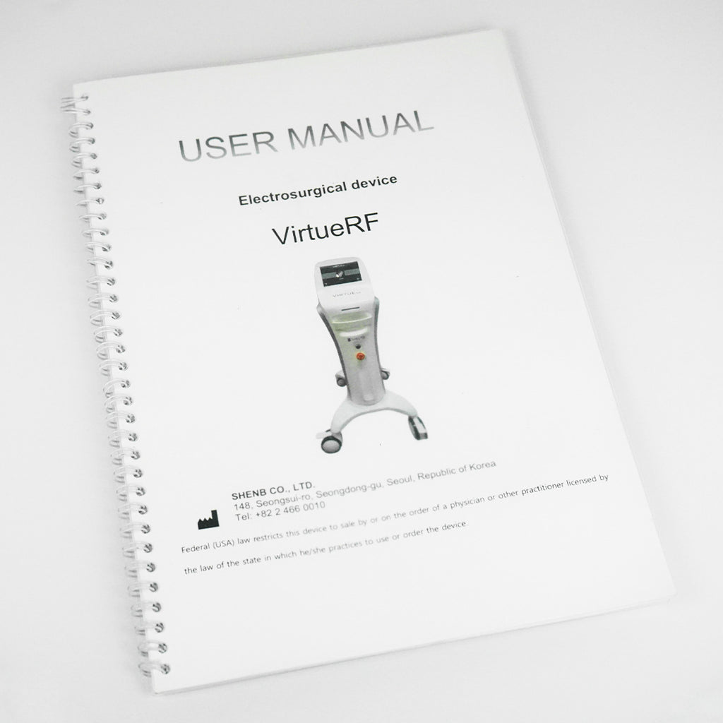VirtueRF Electrosurgical Device User Manual Virtue RF Treatment Settings Guide