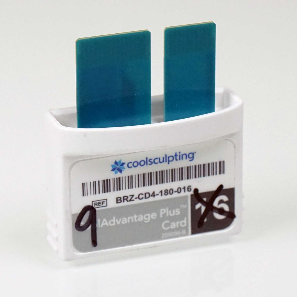 Zeltiq CoolSculpting CoolAdvantage PLUS Card BRZ-CD4-180-016 205275-B x9 Cycles