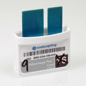 Zeltiq CoolSculpting CoolAdvantage PLUS Card BRZ-CD4-180-016 205275-B x9 Cycles