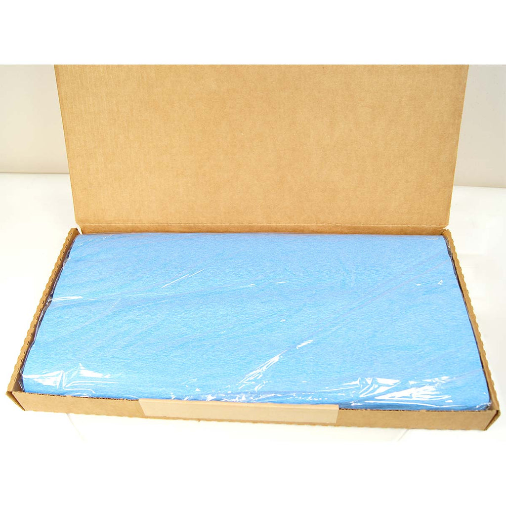 McKesson CSR Wrap Blue 20x20in Cellulose Steam / EO Gas Sterilization 100-Pack