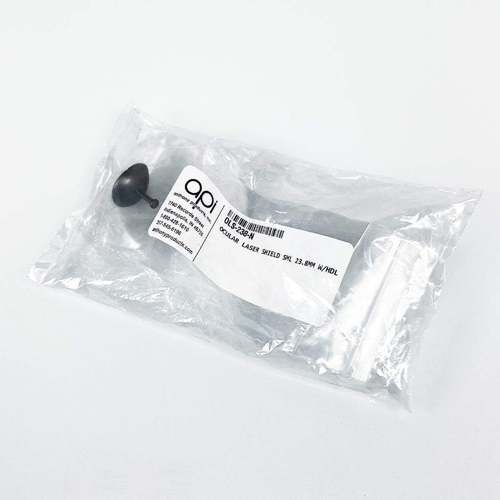 Ocular Laser Patient Laser Eye Shield Small Metal 23.8mm w/Handle OLS-238-N x1Pc