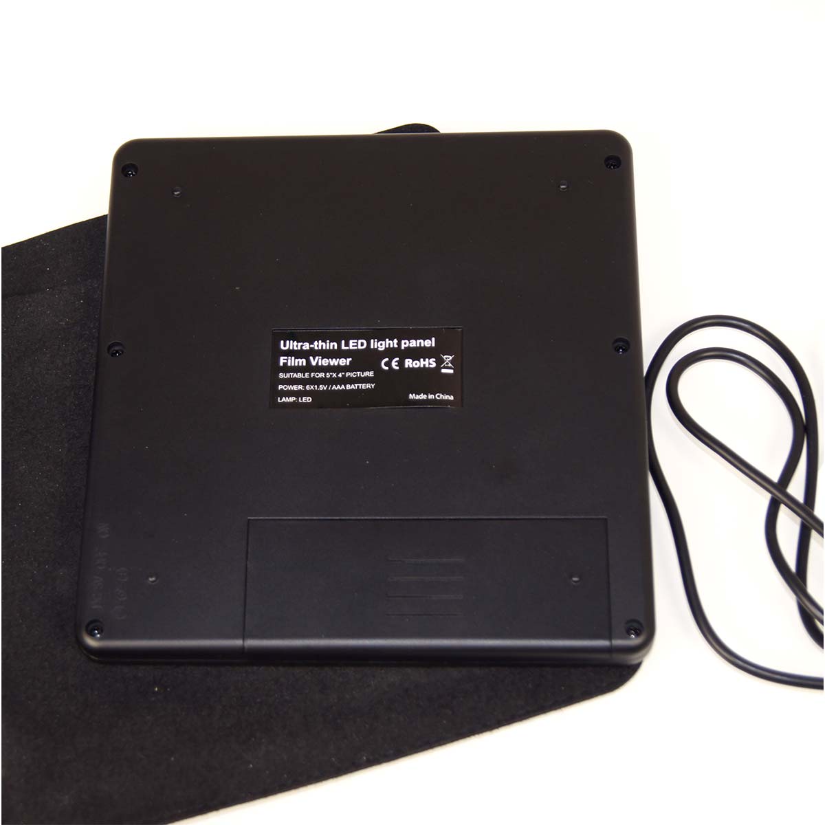 Rybozen Ultra-Thin Portable 5in x 4in LED Light Panel Photo Slides Film Viewer