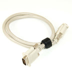 28-Inch VGA Cable 15-Pin Male to Male 3-Row VGA Connector Cord 28" PARTS