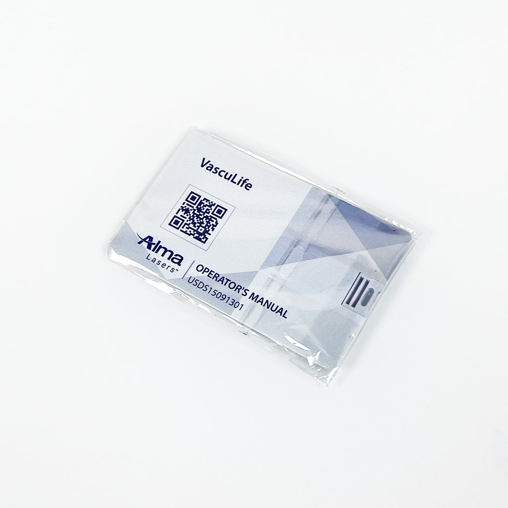 Alma Lasers VascuLife Operator's Manual User Instruction Guide USB Vascu Life