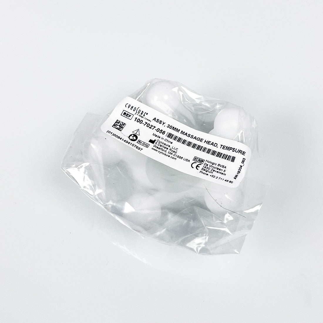 Cynosure TempSure Envi Ellman PelleFirm Large Massage Head 30mm 100-7027-056 NEW
