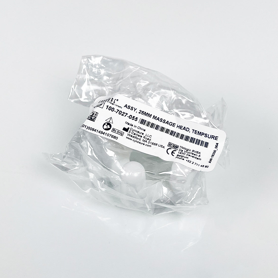 Cynosure TempSure Envi Ellman PelleFirm Small Massage Head 25mm 100-7027-055 NEW
