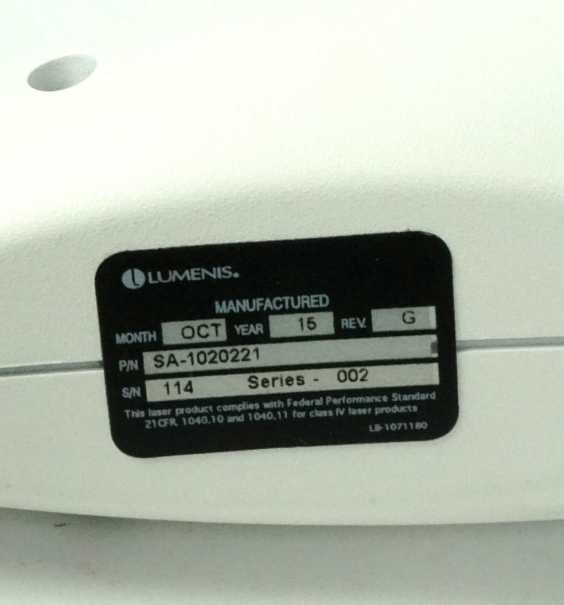 2015 Lumenis M22 Laser Q-Switched QSD Nd:YAG 1064nm Tattoo Removal Handpiece
