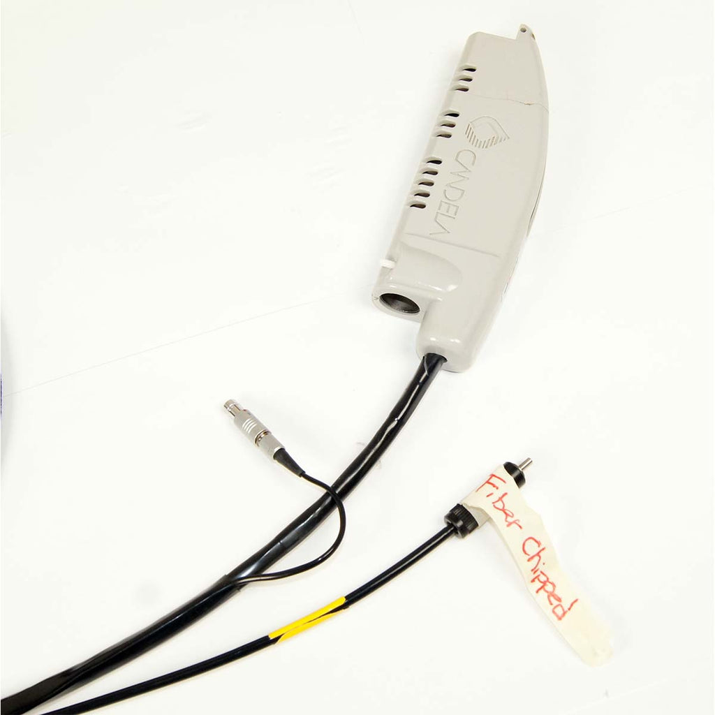 Candela Laser VBeam Perfecta Handpiece and Fiber / Data Cable PARTS As-Is (AO)