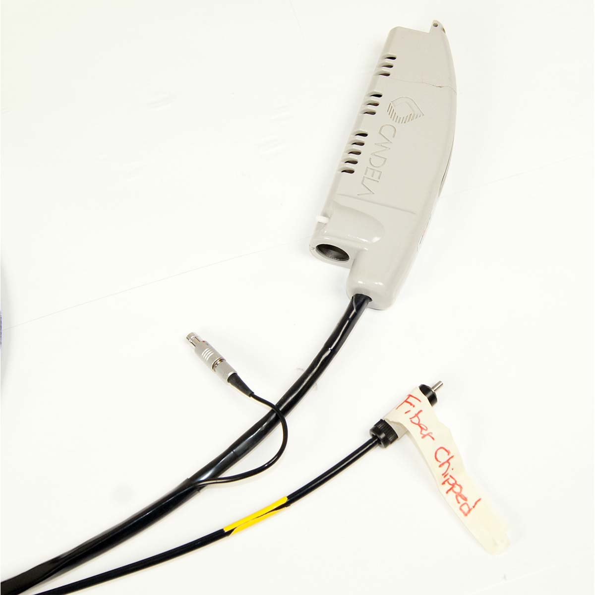 Candela Laser VBeam Perfecta Handpiece and Fiber / Data Cable PARTS As-Is (AO)