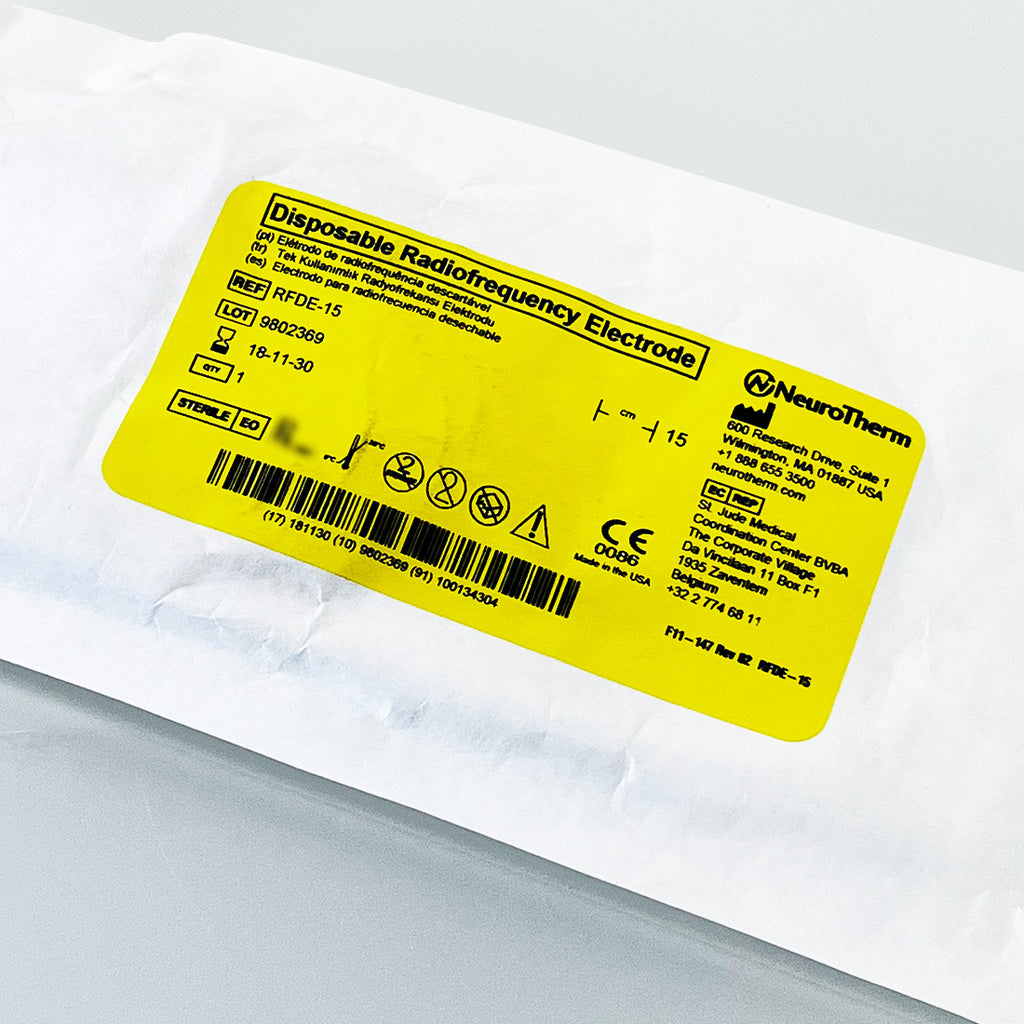 ThermiRF D-KIT-15-18 Disposable Kit Blunt Cannula Electrode Grounding Pad Exp18