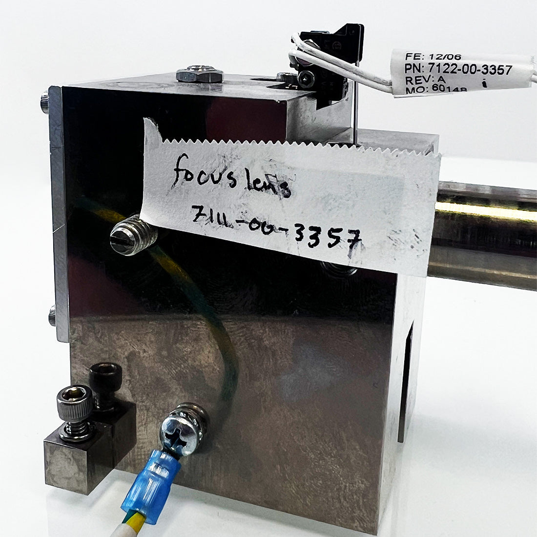 Candela Perfecta VBeam2 V Beam Laser Focus Lens 7122-00-3357 PARTS 1301-00-8447