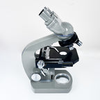 Olympus Tokyo Japan Grey Microscope Binocular Viewer Interchangeable Light As-Is