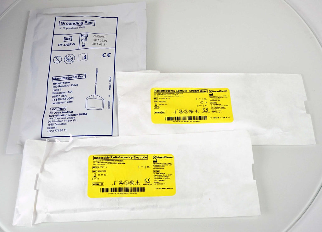 ThermiRF D-KIT-15-18 Disposable Kit Blunt RF Cannula Electrode Ground Pad Exp18