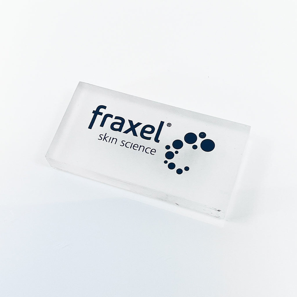 Solta Fraxel Re:Store Marketing 'fraxel skin science' Acrylic Sign Paperweight