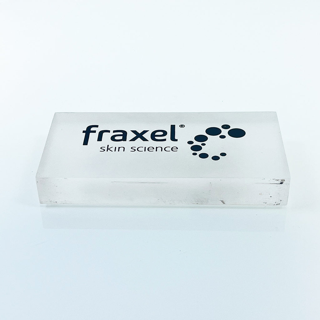 Solta Fraxel Re:Store Marketing 'fraxel skin science' Acrylic Sign Paperweight