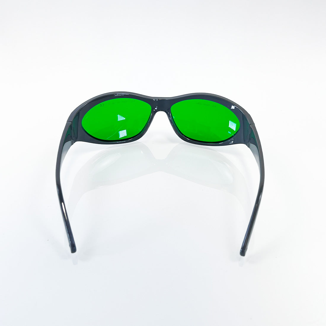 MRP Laser Safety Glasses PPE Green Lens 600-700nm OD6+ Operator Eyewear - Grey