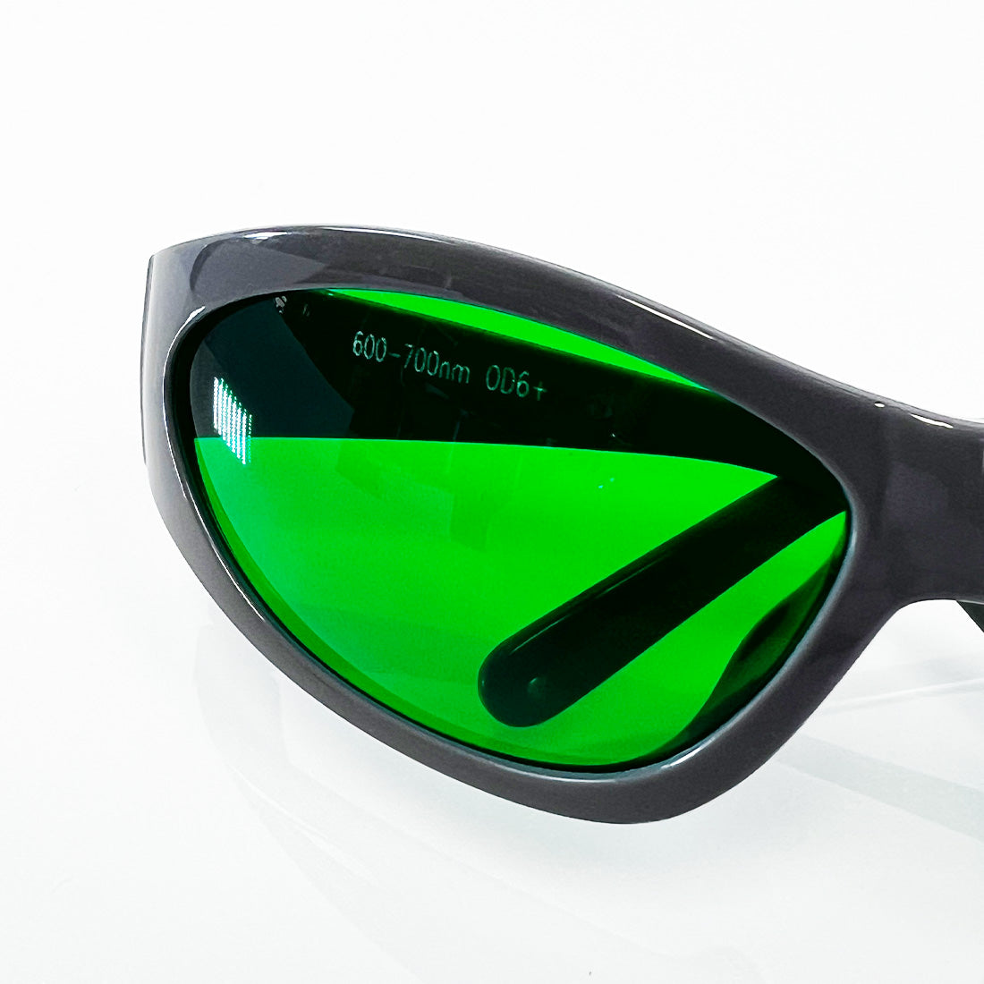 MRP Laser Safety Glasses PPE Green Lens 600-700nm OD6+ Operator Eyewear - Grey