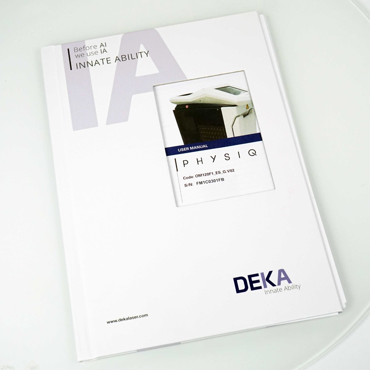 DEKA Cartessa PHYSIQ Innate Ability Laser User Manual Guide Book Operation Book