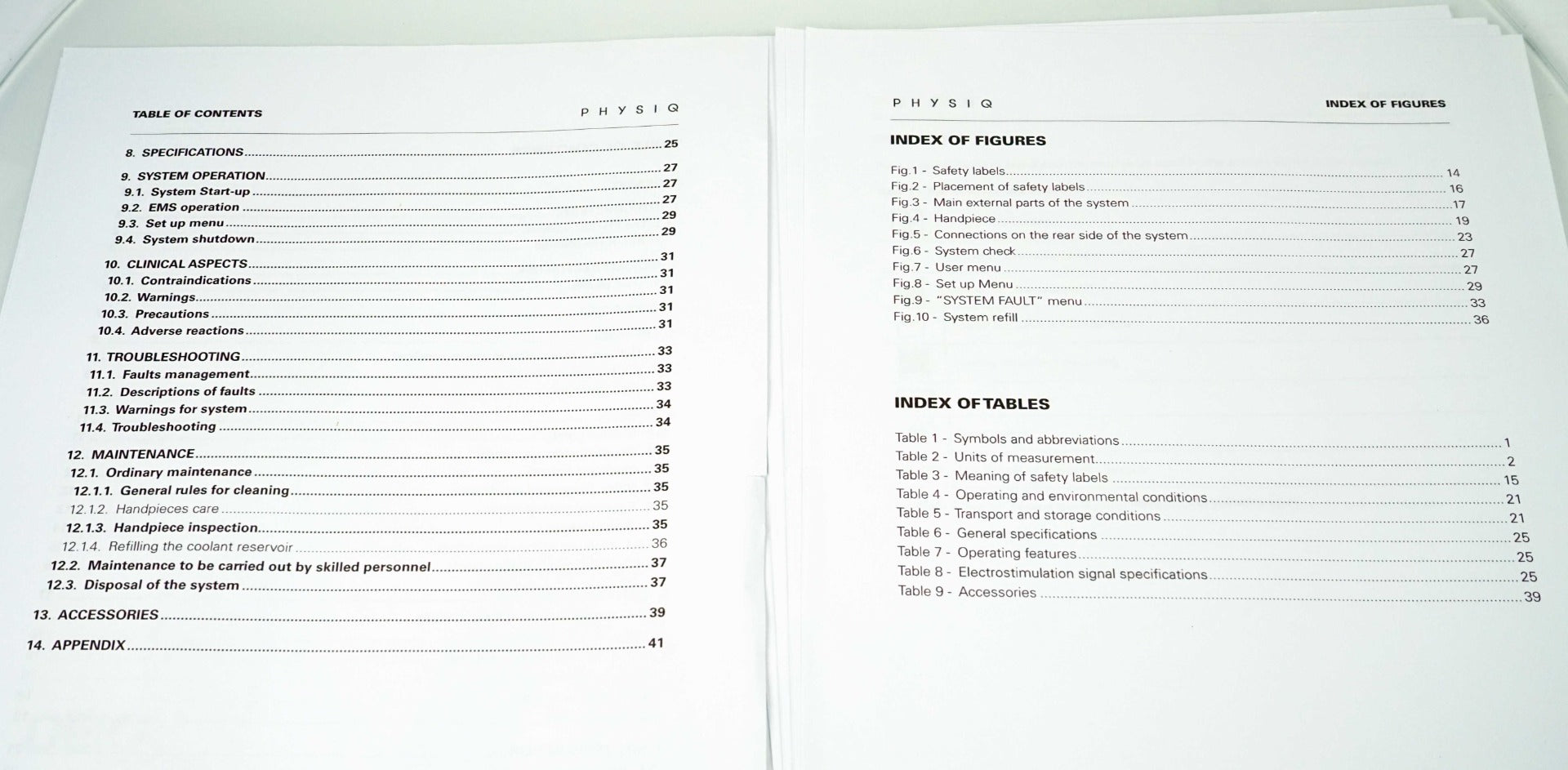 DEKA Cartessa PHYSIQ Innate Ability Laser User Manual Guide Book Operation Book