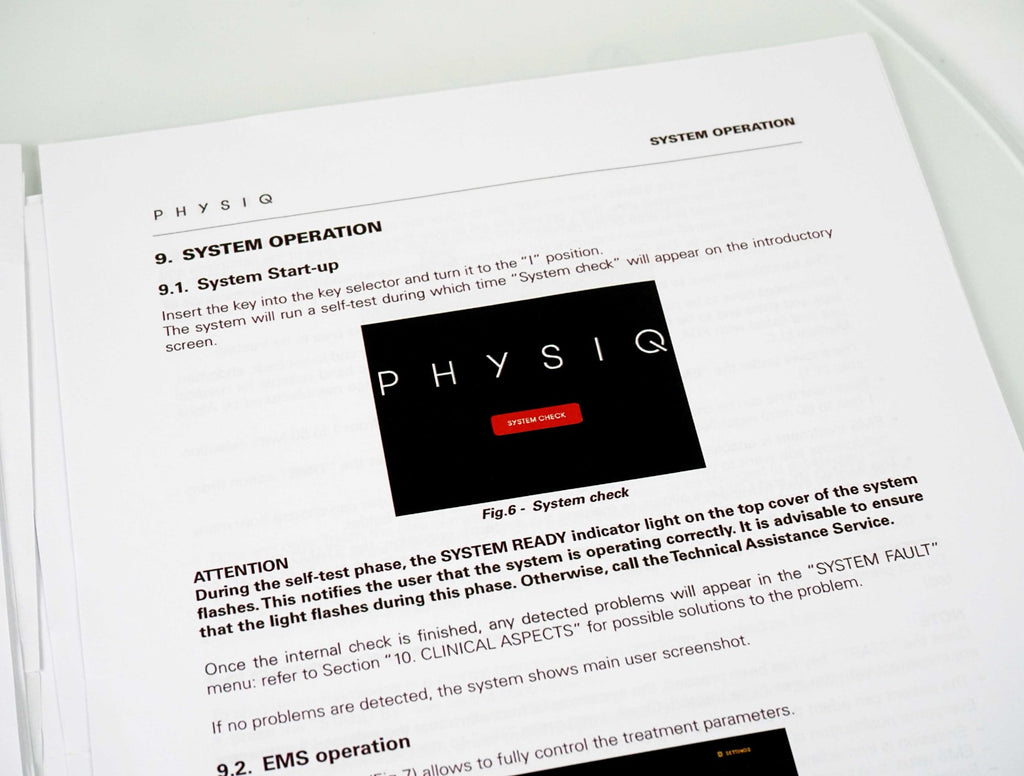 DEKA Cartessa PHYSIQ Innate Ability Laser User Manual Guide Book Operation Book