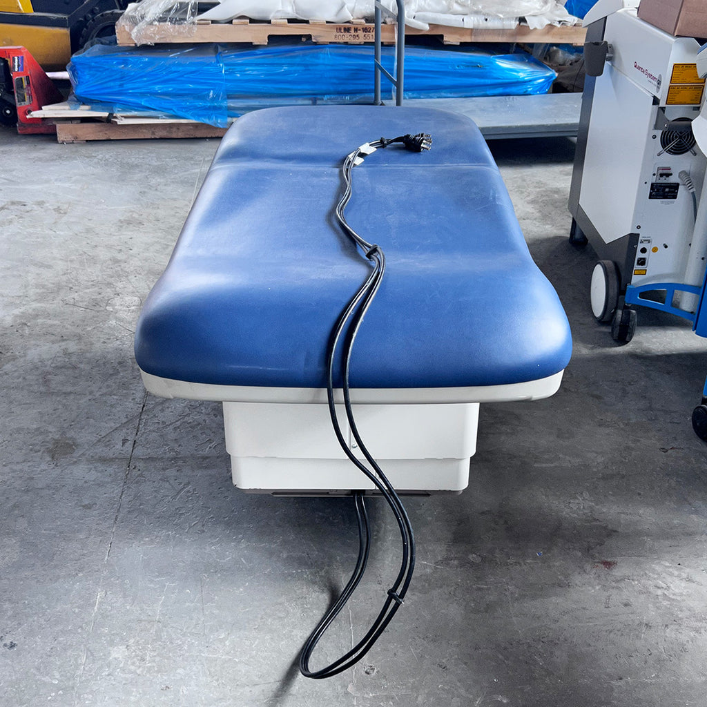 Midmark Ritter 222 Power Adjustable Medical Procedure Blue Exam Chair Table