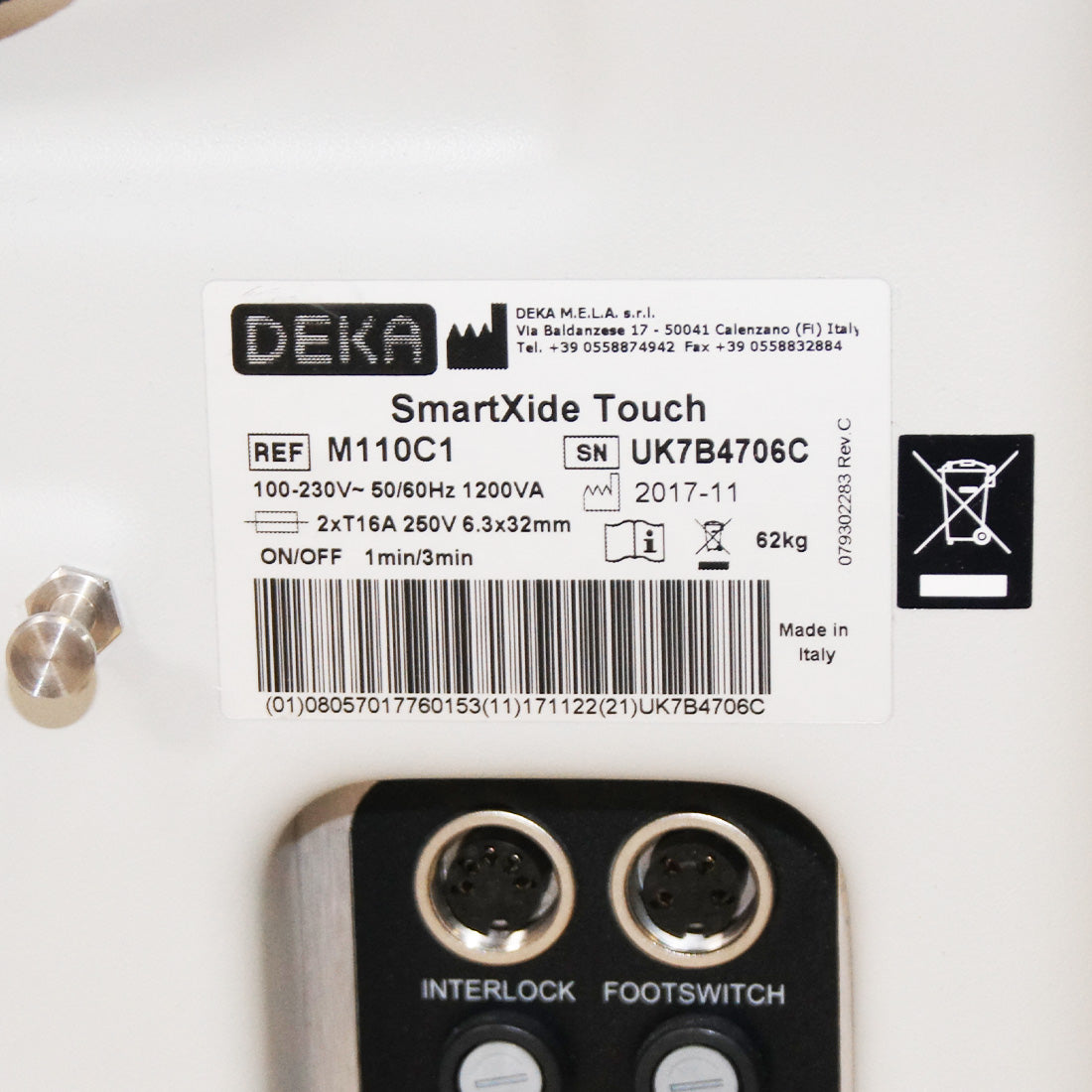 2017 DEKA SmartXide Touch C60 M110C1 Fractional CO2 Laser Mona Lisa Smart Xide