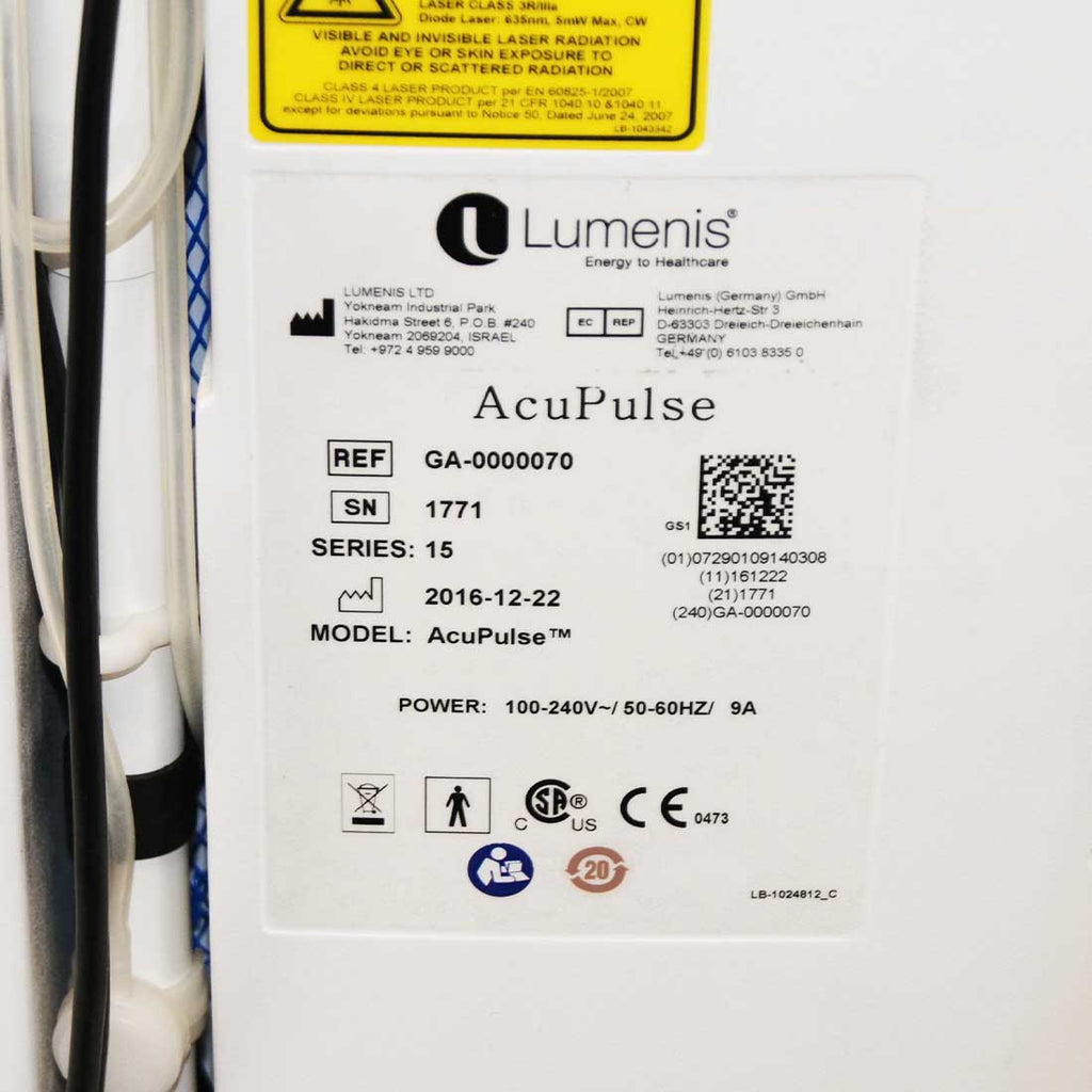 2016 Lumenis AcuPulse CO2 Laser SilkLaser Scanner AcuScan 120 FemTouch C02 CO 2