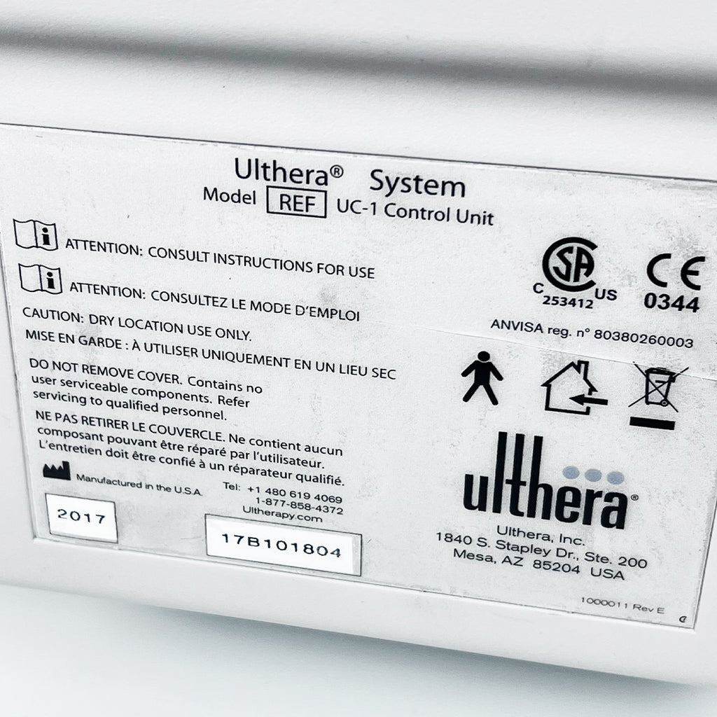 2017 Ulthera Ultherapy DeepSEE Ultrasound Skin Tightening Contouring PARTS UNIT