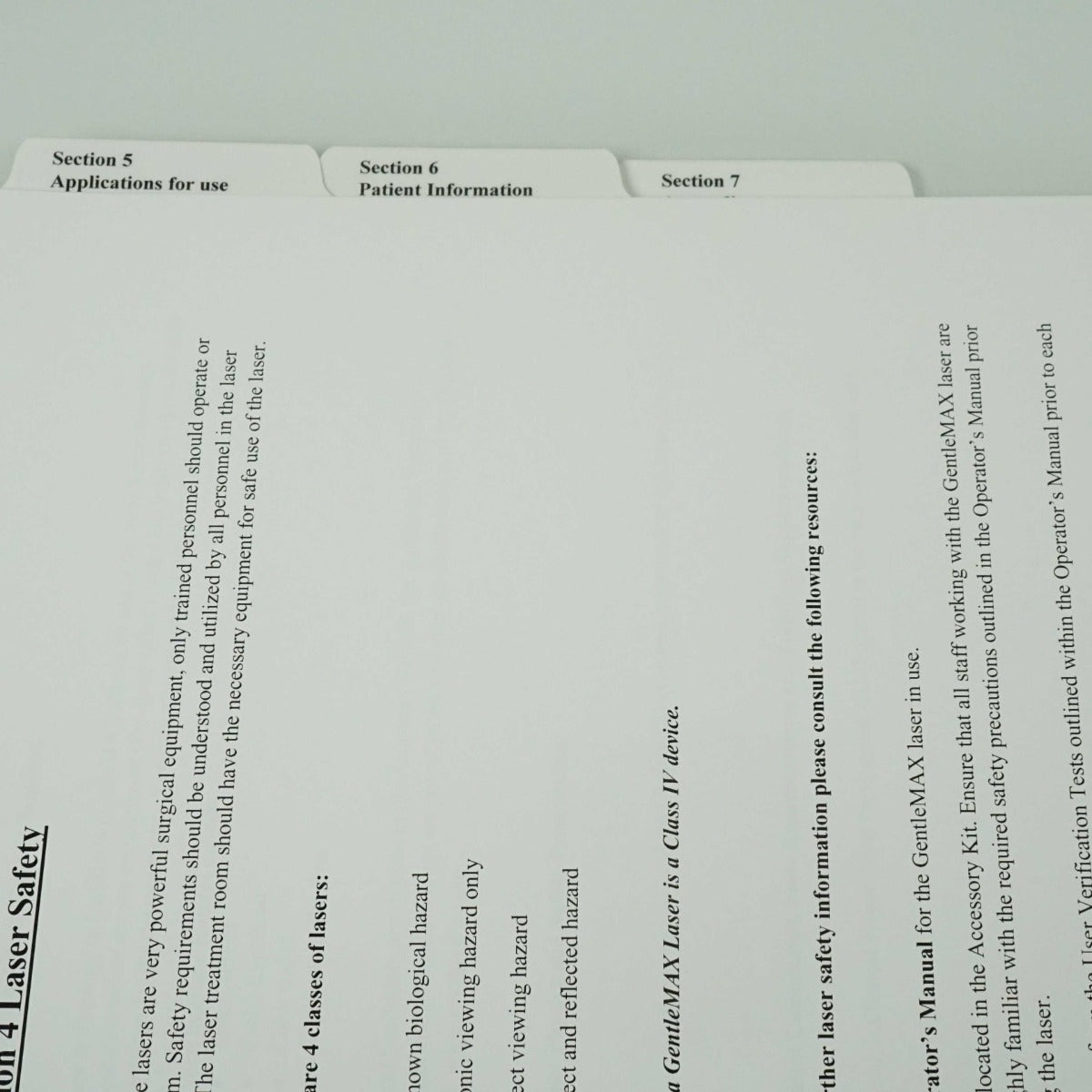 Candela GentleMAX Laser Clinical In-Service User Manual Treatment Guidelines