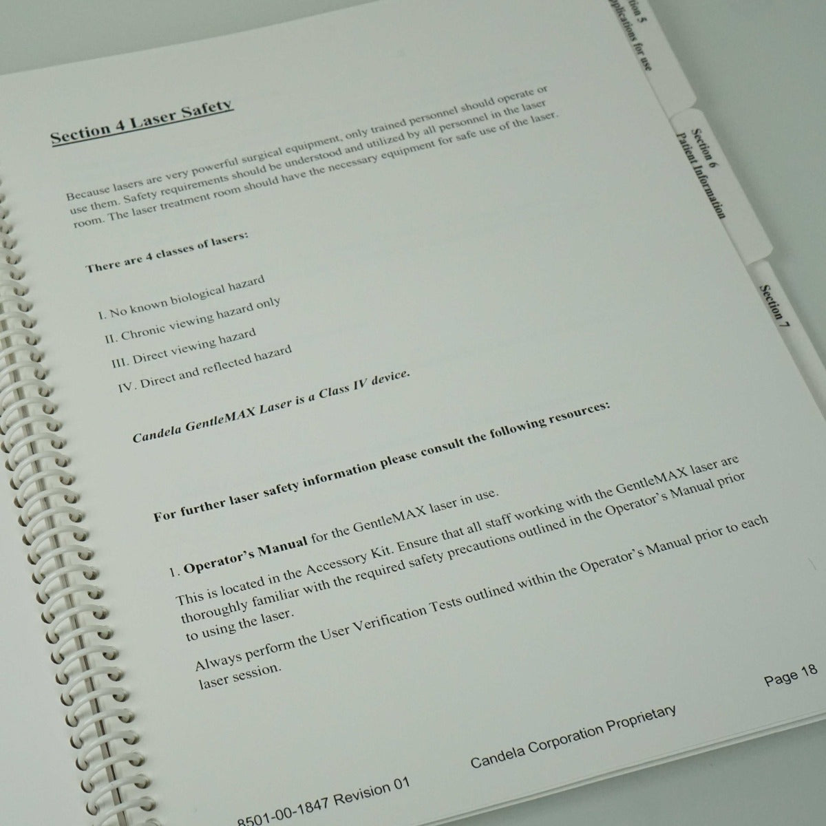 Candela GentleMAX Laser Clinical In-Service User Manual Treatment Guidelines