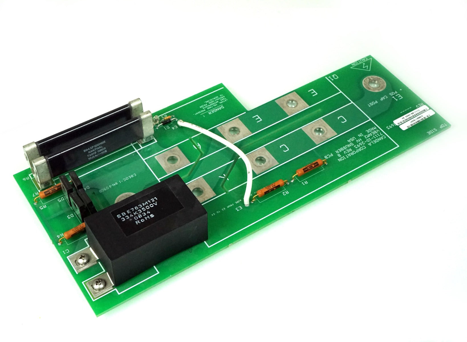 Candela Laser VBeam Perfecta HV PCB Snubber 7111-10-2693 V Beam 2 Board PARTS
