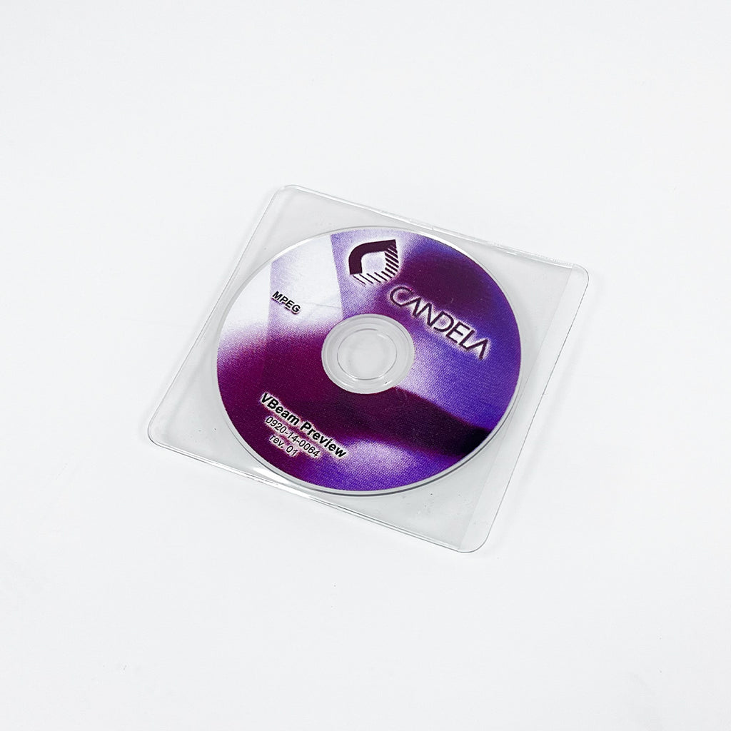 Candela Vbeam Pulsed Dye Laser MPEG Preview 0920-14-0064 Mini CD Disk