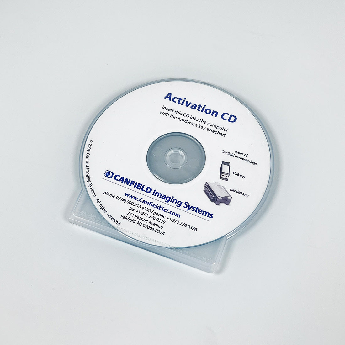 Canfield Imaging Systems Activation PC Computer CD Disk 2009 Untested PARTS