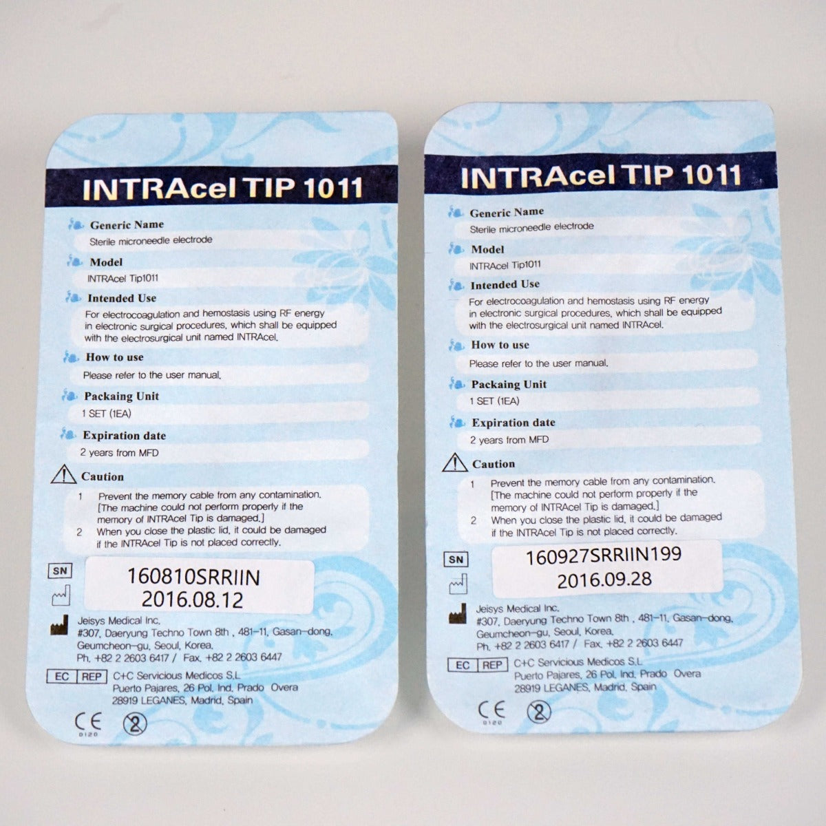 Jeisys Medical INTRAcel Sterile Microneedle Electrode Tip 1011 (Exp 8/18) x10Pcs