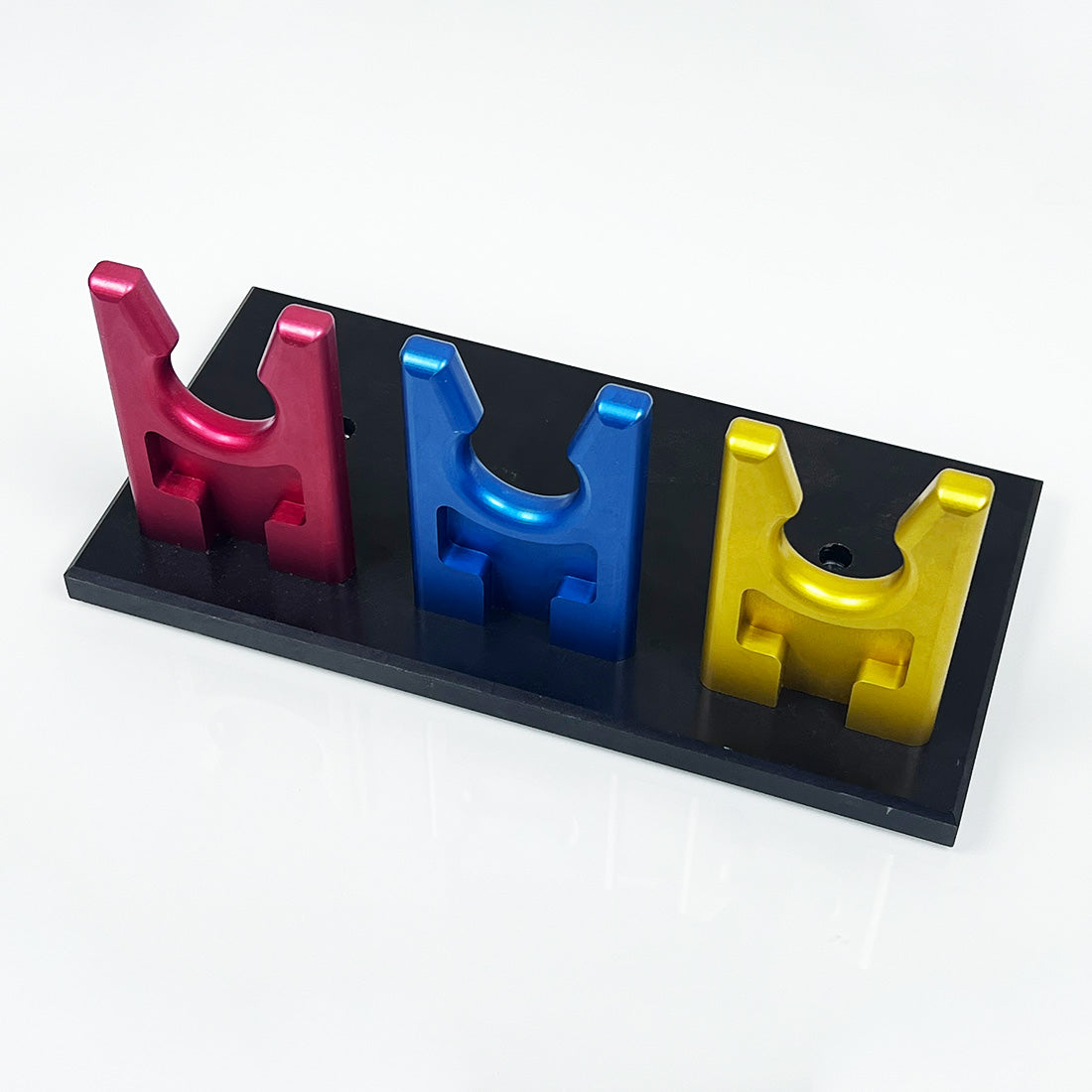 Alumnium Metal Wall Mount Handpiece Holder 3 Hooks Office Organizer Holster