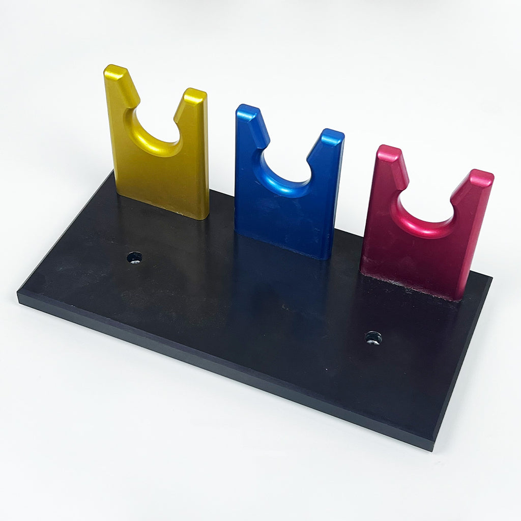 Alumnium Metal Wall Mount Handpiece Holder 3 Hooks Office Organizer Holster
