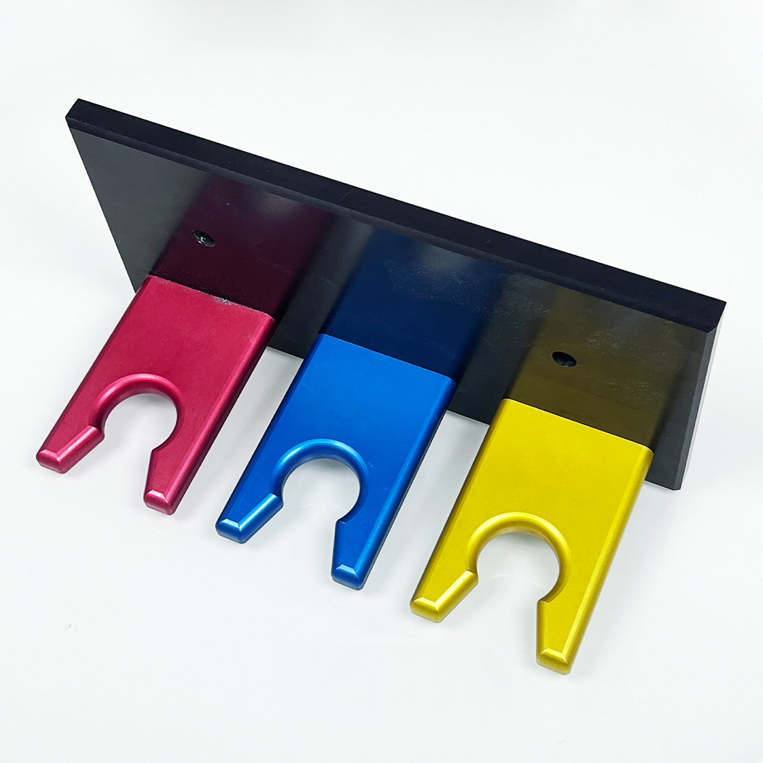 Alumnium Metal Wall Mount Handpiece Holder 3 Hooks Office Organizer Holster