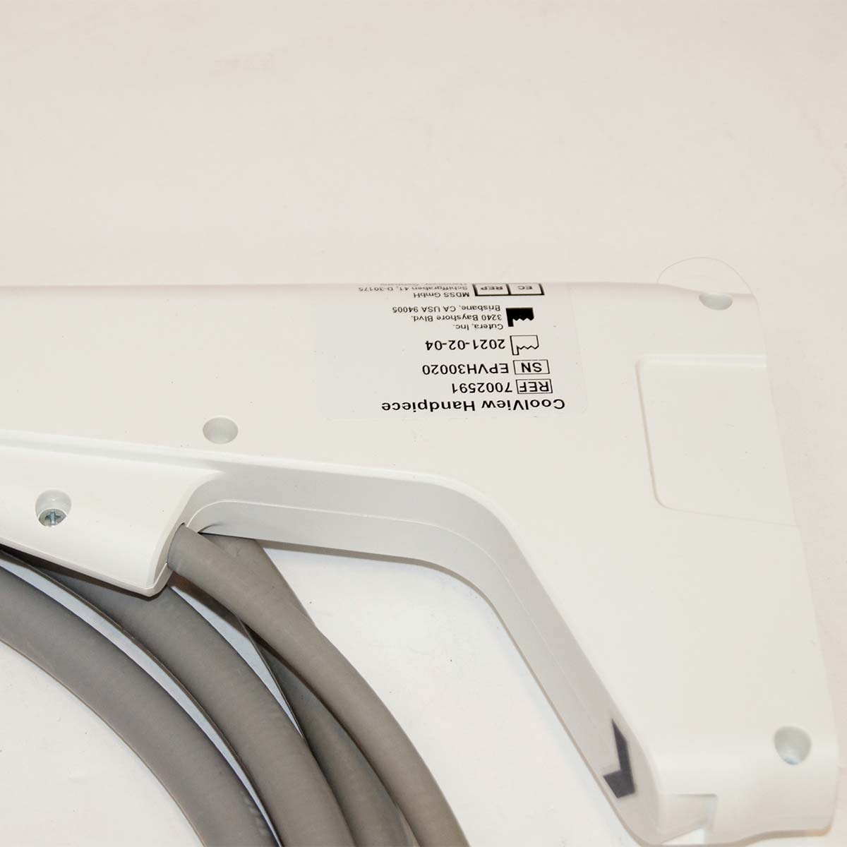 Cutera Laser ExcelV+ EV+ Vascular Handpiece Excel V Hand Piece PARTS As-Is (CV)