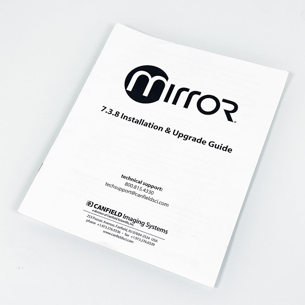 Canfield Imaging Systems 7.3.8 Installation & Upgrade Guide User Instructions
