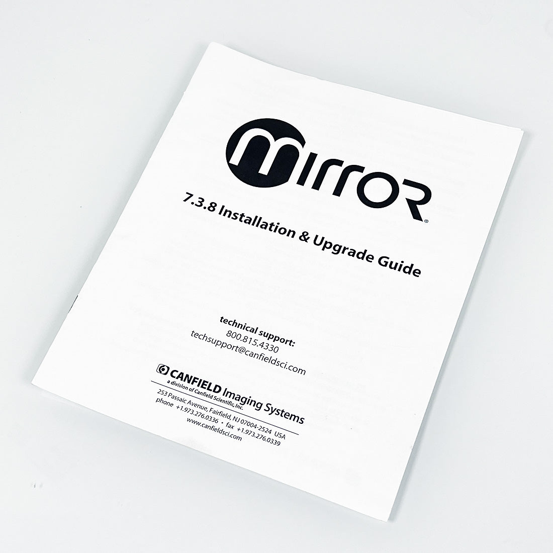 Canfield Imaging Systems 7.3.8 Installation & Upgrade Guide User Instructions