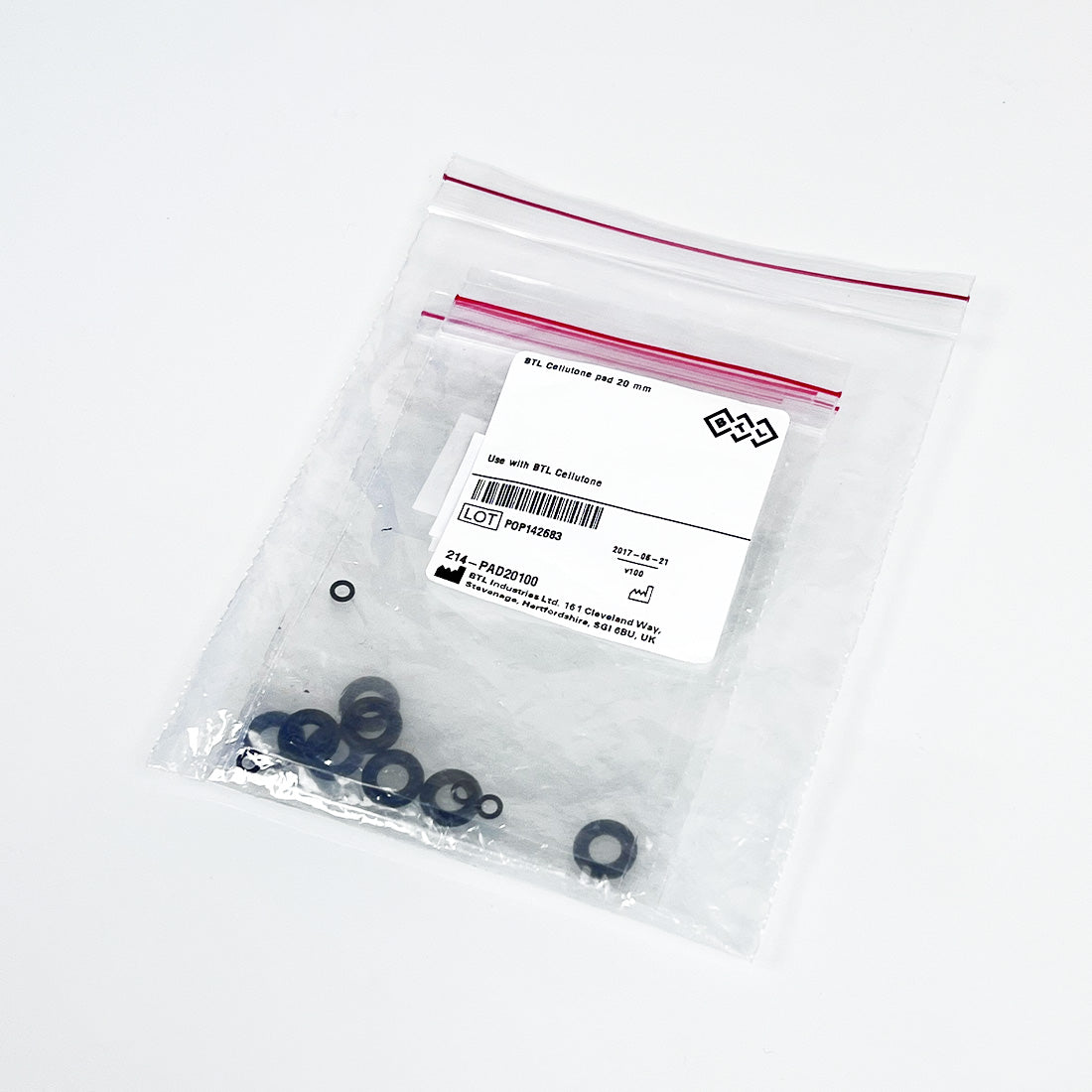 BTL Cellutone 20mm Pad Handpiece Acoustic Shockwave 214-PAD20100 O-Rings NEW