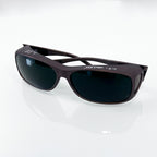 Cocoons Glasses Protective Eyewear Rhodo LED Brown Frame Green Tint Sun