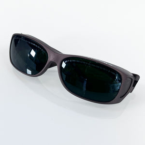 Cocoons Sun Glasses Protective Eyewear Rhodo LED Brown Frame Green Tint