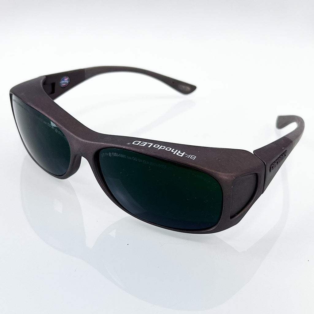 Cocoons Sun Glasses Protective Eyewear Rhodo LED Brown Frame Green Tint