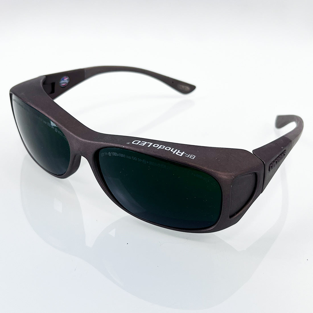 Cocoons Sun Glasses Protective Eyewear Rhodo LED Brown Frame Green Tint