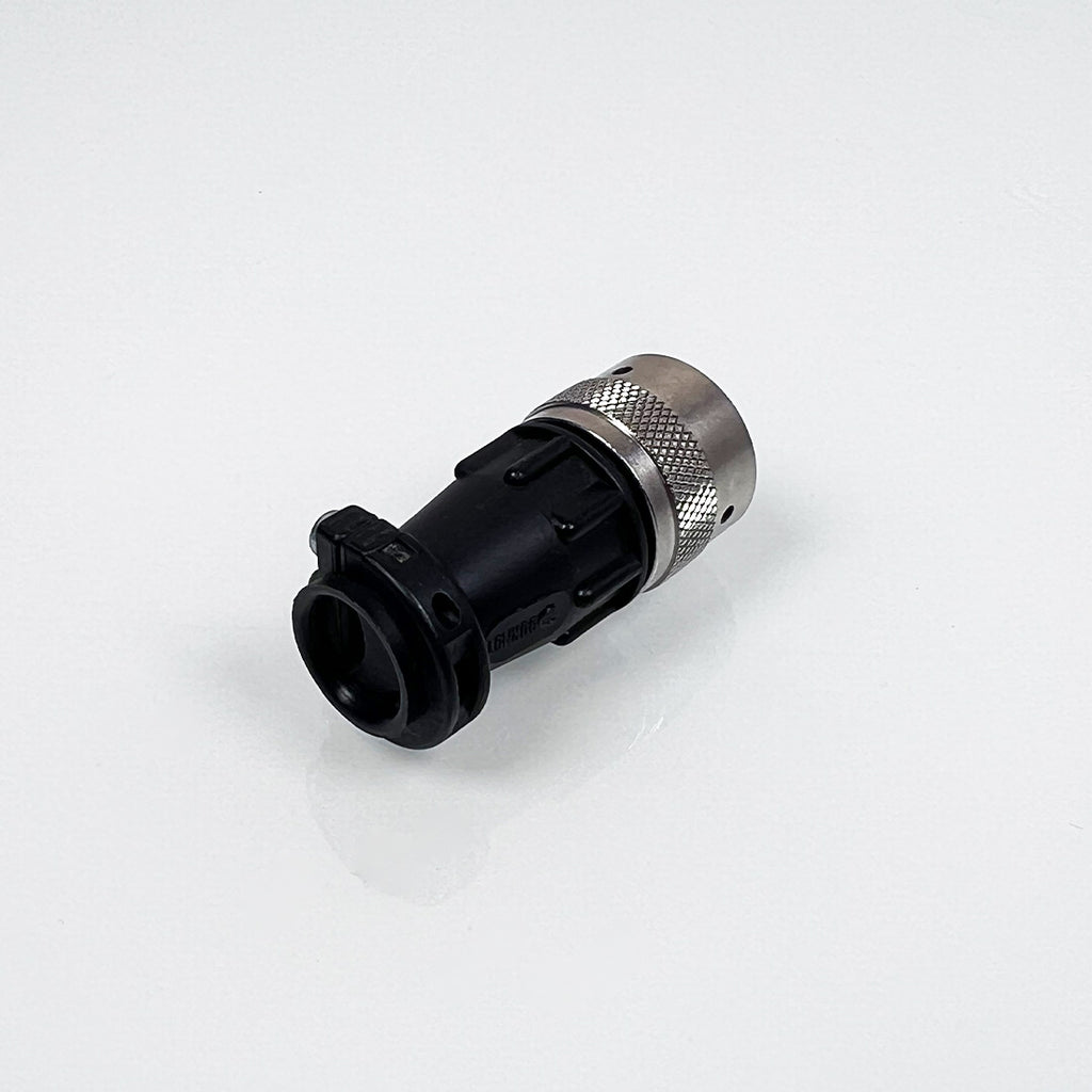 2-Pin Laser Interlock Plug Key Cap RF RadioFrequency Safety Black Connector
