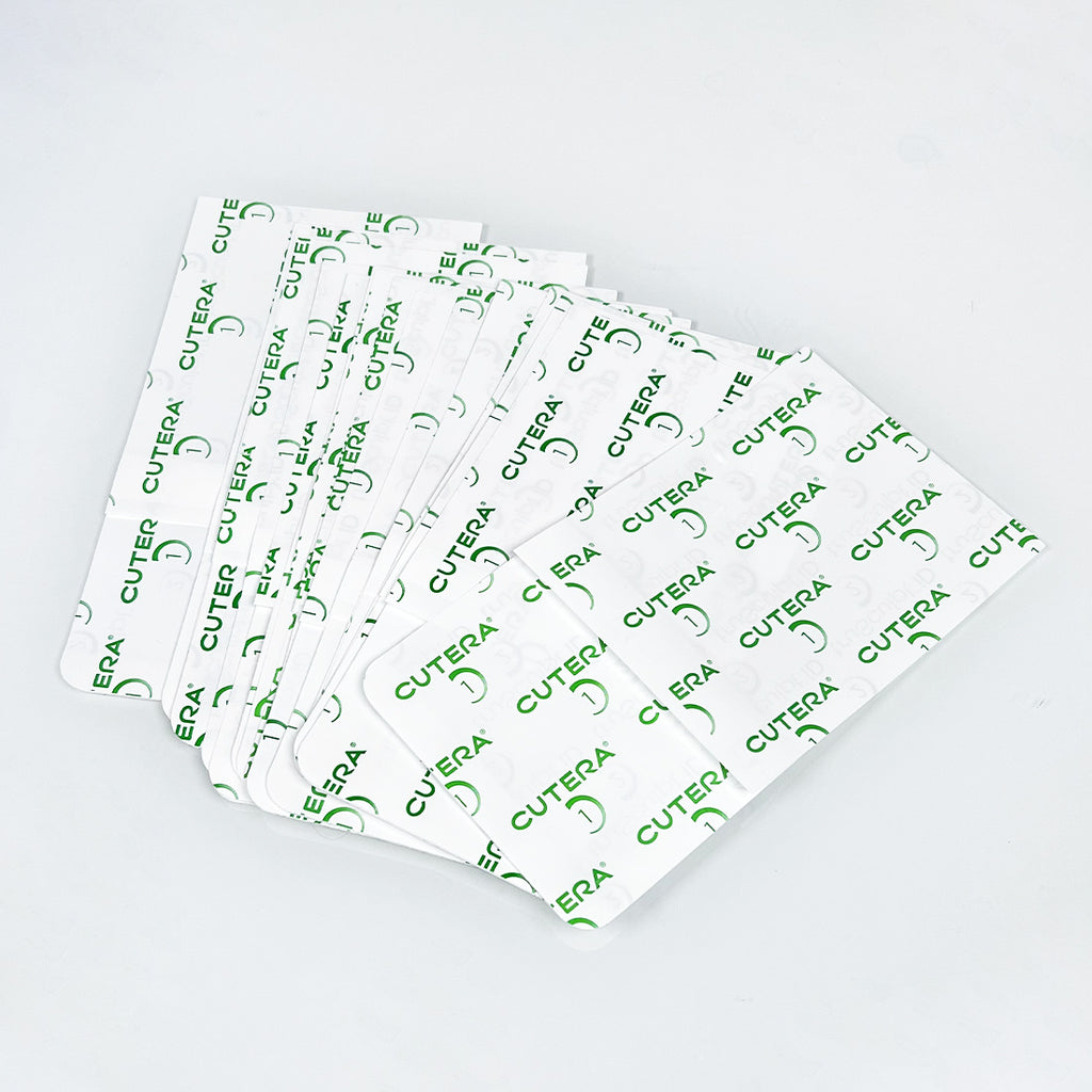 Cutera truSculpt iD Patient Treatment Adhesive Templates Decal 7 1/2"x4" x18 Pcs