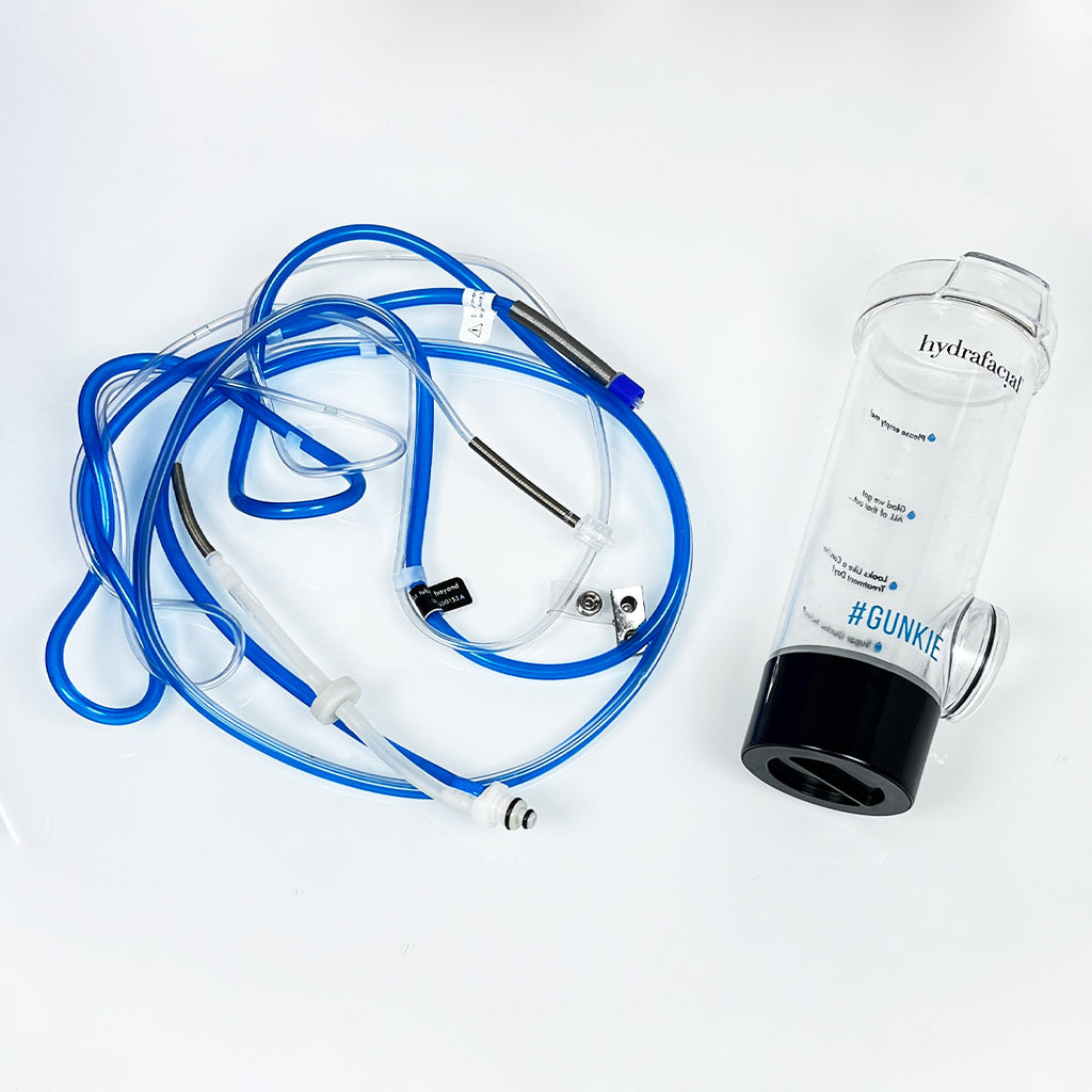 Edge Hydrafacial Gunkie Hard Plastic Fluid Collection Canister Jar Reusable