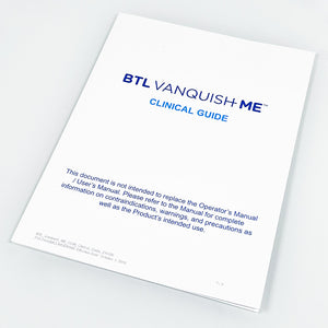 BTL Vanquish ME Clinical Guide 2016 713-74VQMCLINGEN100 Quick Reference Booklet